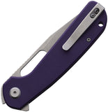 Eutektik Trinity Linerlock Purple G10 Folding 14C28N Pocket Knife 004