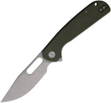 Eutektik Trinity Linerlock Green G10 Folding 14C28N Pocket Knife 005