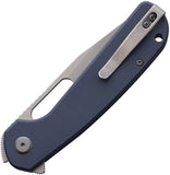 Eutektik Trinity Linerlock Gray G10 Folding 14C28N Pocket Knife 006