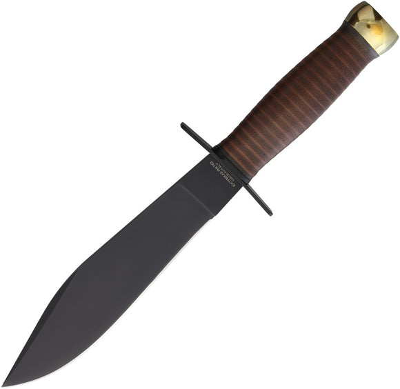 Extrema Ratio Primo Corso Stacked Leather Bohler N690 Fixed Blade Knife 0088BLK