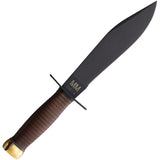 Extrema Ratio Primo Corso Stacked Leather Bohler N690 Fixed Blade Knife 0088BLK