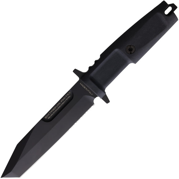 Extrema Ratio Fulcrum S Black Bohler N690 Tanto Fixed Blade Knife 0092BLK