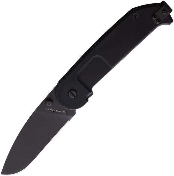 Extrema Ratio BF2 CD Linerlock Black Alminum Folding N690 Pocket Knife 0145BLK