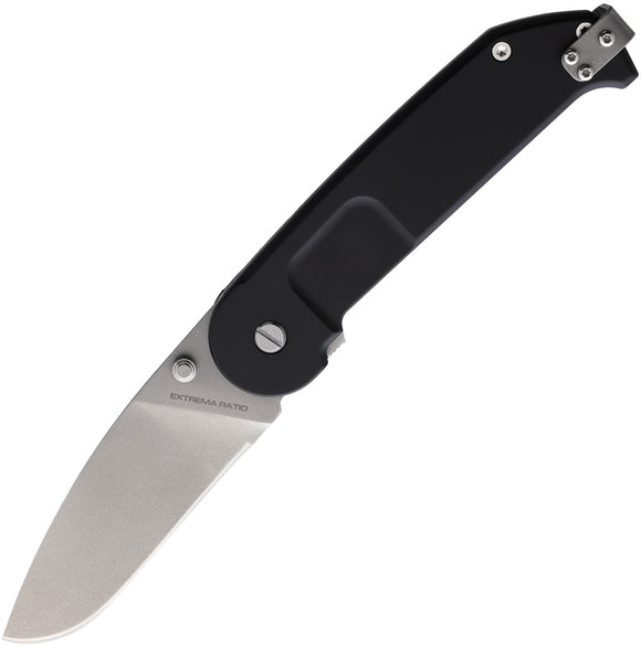 Extrema Ratio BF2 CD Pocket Knife Linerlock Black Aluminum Folding N690 0145SW