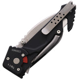 Extrema Ratio T911 Pocket Knife Linerlock Black Aluminum Folding N690 0164SW