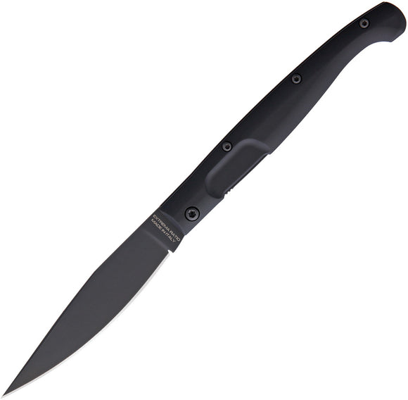 Extrema Ratio Resolza 10 Linerlock Black Folding Knife 0168blk