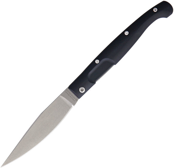 Extrema Ratio Resolza 10 Black Linerlock Stonewashed Folding Knife 0168sw