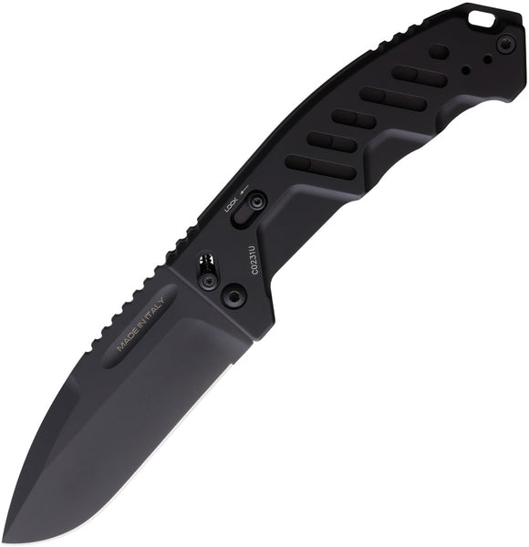 Extrema Ratio RAO C Crossbar Lock Black Folding N690 Pocket Knife 0176BLK