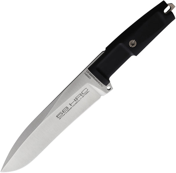 Extrema Ratio Doberman IVBlack Satin Bohler N690 Fixed Blade Knife 0184SAT