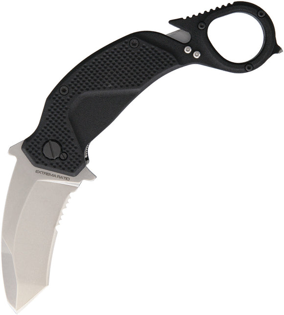 Extrema Ratio Black Aluminum Nightmare Folding Karambit Bohler N690 Pocket Knife 0454SW