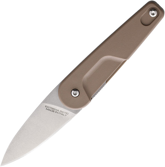 Extrema Ratio BDO R Pocket Knife Linerlock Desert Tan Folding Bohler N690 0459DW