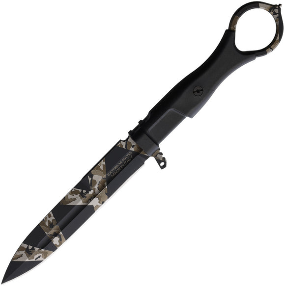 Extrema Ratio Misericordia Warfare LTD Black N690 Fixed Blade Knife 0479BWLE