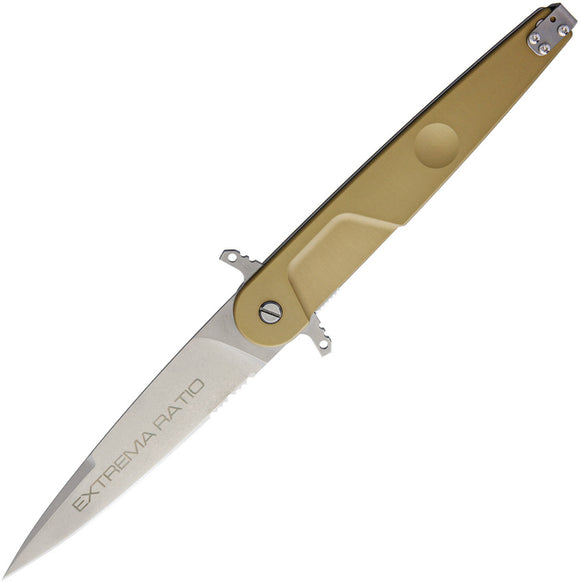 Extrema Ratio BF4 Lucky Desert Tan Folding Bohler N690 Stainless Pocket Knife 0497DW