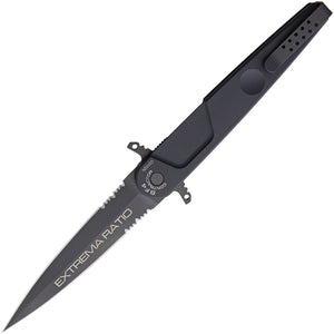 Extrema Ratio BF4 Contractor Black Folding Bohler N690 Stainless Pocket Knife 0498BLK