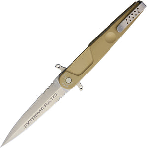 Extrema Ratio BF4 Contractor Tan Folding Bohler N690 Stainless Pocket Knife 0498DW