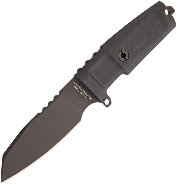 Extrema Ratio Black Task C Bohler N690 Stainless Tanto Fixed Blade Knife w/ Sheath 084TSKCBL