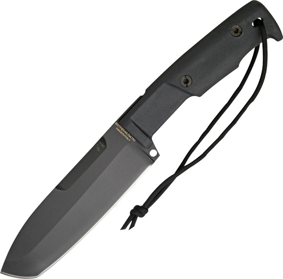 Extrema Ratio Black Selvan Bohler N690 Stainless Fixed Blade Knife w/ OD Green Sheath 129SELG