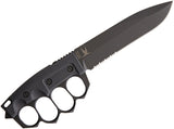 Extrema Ratio Black ASFK Trench Bohler N690 Fixed Blade Knife w/ Tan Sheath ASFK