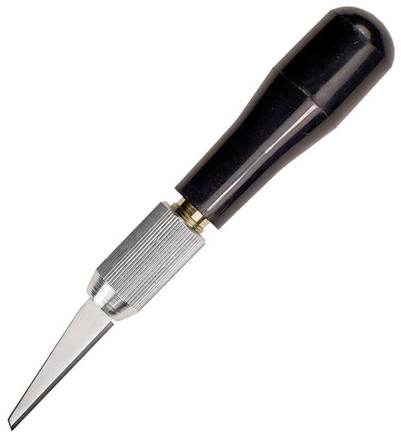 Excel Blades K7 Black Wood Carving Whittling Knife w/ Assort Blades 19007
