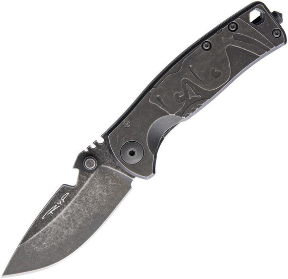 DPx Gear HEST Urban Titanium Mr. DP Black Folding Pocket Knife
