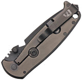 DPx Gear HEST F2 Triple Black Folding Pocket Knife G-10 Handle