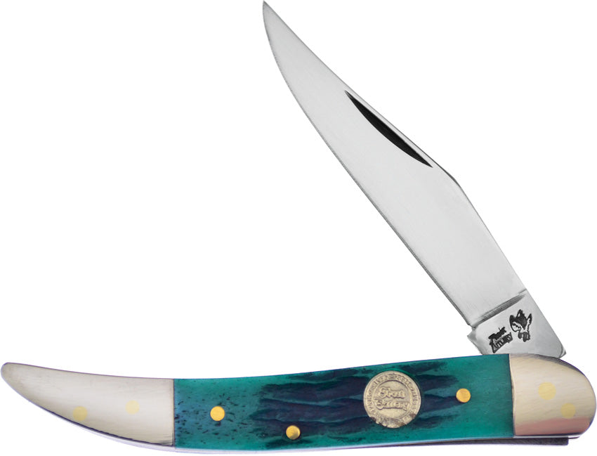 Frost Cutlery Little Toothpick Folding Pocket Knife Grn Bone Stainless ...