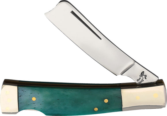 Frost Cutlery Razor Lockback Green Folding Stainless Pocket Knife 17150GSB