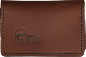 Flagrant Beard Brown & Black Stitched Wallet 3604br