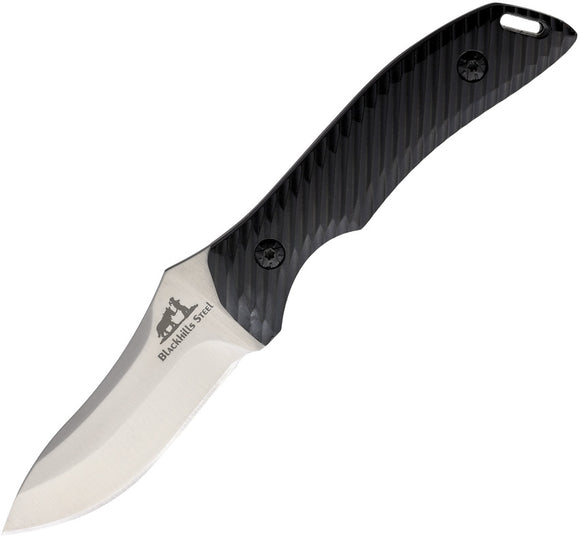 Frost Cutlery Fixed Blade Black ABS Handle Stainless Drop Point Fixed Knife 333B