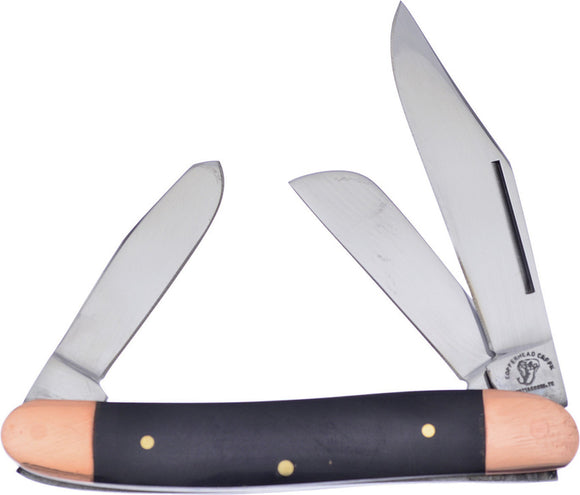 Frost Cutlrey Wrangler Horn Handle Clip Point Stainless Folding Knife CHC797AJBC