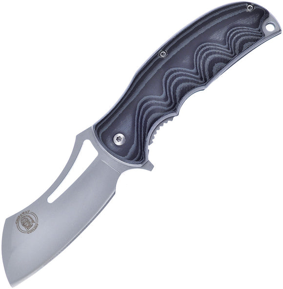 Frost Cutlery Linerlock A/O Black Micarta Folding Stainless Pocket Knife CW093B