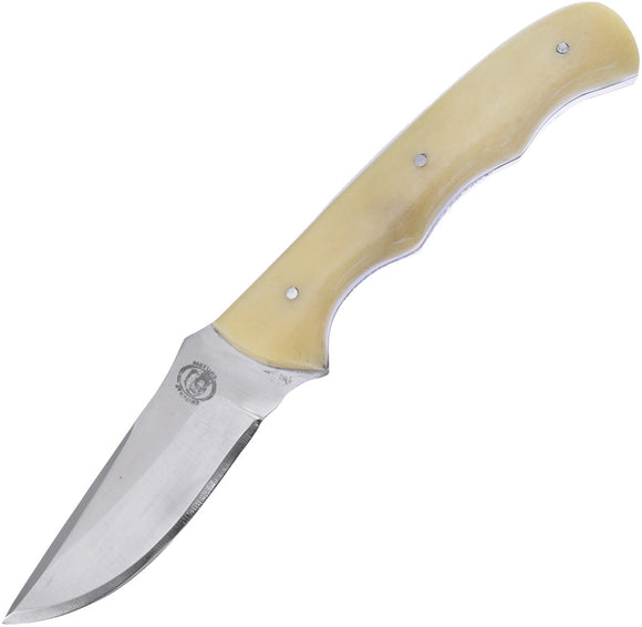 Frost Cutlery White Smooth Bone Handle Full Tang Stainless Steel Knife 644WSB