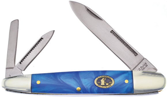 Frost Cutlery Whittler Blue Bayou Bone Stainless Folding Blades Knife CS518BBY