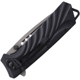 Fenris-Arms Freedom Linerlock Black Folding Stainless Pocket Knife FREE005