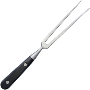 Ferrum Black Handle 11.75" Full Tang Precision Kitchen Carving Fork PF0700