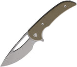 Ferrum Forge Mini Arch Bishop Nitro V TAN Folding Knife 004vt