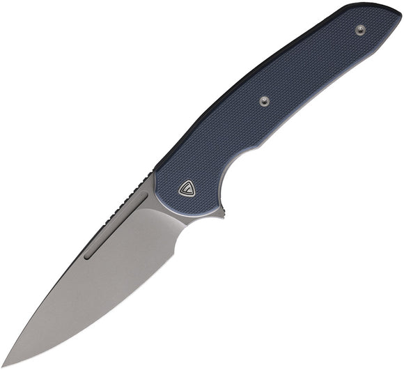 Ferrum Forge Knife Works Stinger Pocket Knife Blue G10 Folding Nitro-V 005BU
