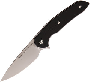 Ferrum Forge Knife Works Stinger Linerlock Black Folding Knife 005b