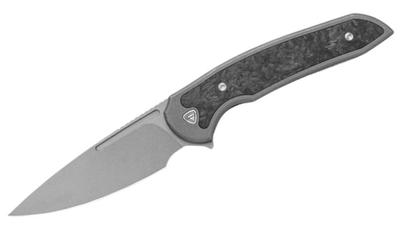 Ferrum Forge Knife Works Stinger Carbon Fiber & Titanium Folding Knife 5timcf