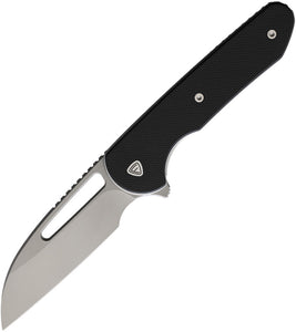 Ferrum Forge Knife Works Prolix Linerlock Black Folding Knife 006b