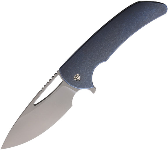 Ferrum Forge Archbishop 3.0 Pocket Knife Blue Titanium Folding 20CV Blade 007B
