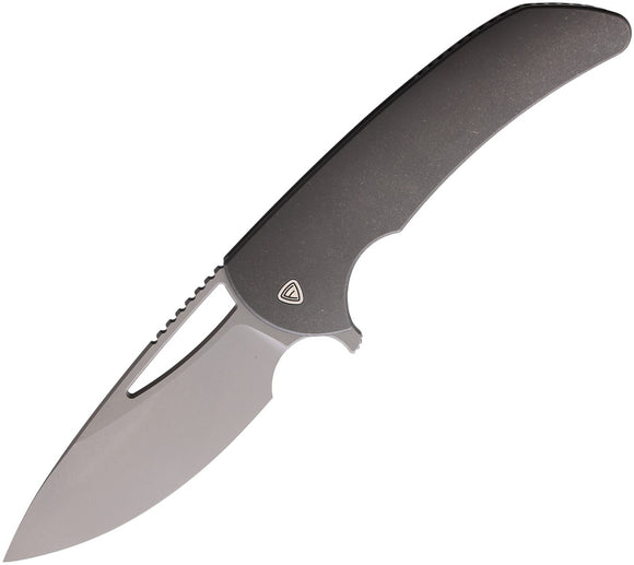 Ferrum Forge Archbishop 3.0 Pocket Knife Gray Titanium Folding 20CV Blade 007S