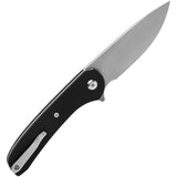 Ferrum Forge GENT 2.0 Stonewashed G10 Black Liner lock Folding Knife 009b