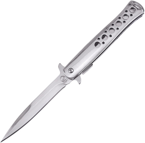 Frost Cutlery Italian Stiletto Linerlock Stainless Folding Knife S004SH
