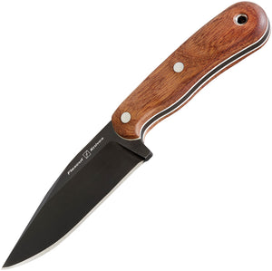 Flexcut Hawthorne Seeker Sapele Wood 1095HC Fixed Blade Knife H4C