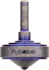Flytanium Titanium Lunar Blue Mini Top Spinner 082b