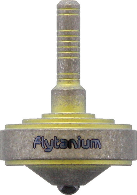 Flytanium Titanium Lunar Yellow Mini Top Spinner 082y