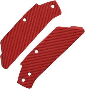 Flytanium Arcade Fire Red G10 2pc Handle Inlays 1277FR