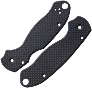 Flytanium Spyderco Para3 Scales Carbon Fiber 570