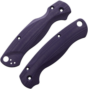 Flytanium Spyderco PM2 Lotus Scales Purple G10 810